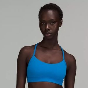Lululemon Blue Flow Y Light Support Sports Bra 6